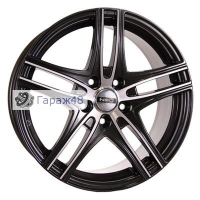 Neo 717 R17 / 7.5J PCD 5x112 ET 45 ЦО 66.6 Литые Черный с полировкой